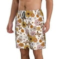thumbnail image 2 of Goofa Sunflowers And Butterflies Printed Mens Swim Trunks Summer Quick Dry Short Beach Swimwear Bathing Suits-X-Large, 2 of 9