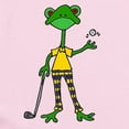 thumbnail image 2 of CafePress - Funny Frog Golfer Body Suit - Baby Light Bodysuit, Size Newborn - 24 Months, 2 of 4
