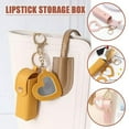 thumbnail image 3 of Lipstick Holder Key Chain Portable Lip Gloss Balm Case Women's Bag Keyring A4S8, 3 of 7