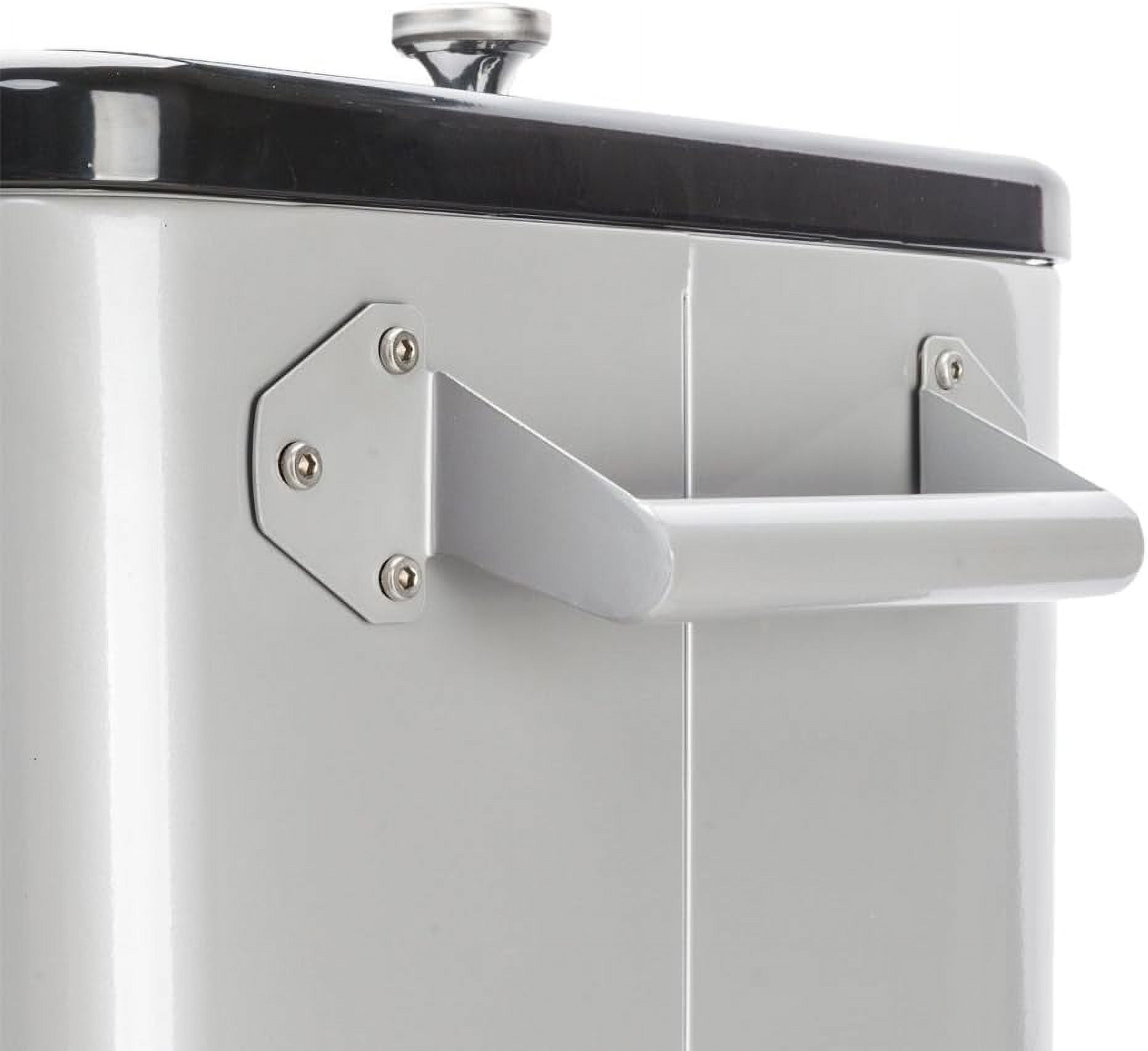 80 Quart Rolling Ice Chest, Portable Bar Drink Cooler with Catch Basin, Bottom Storage Tray and Bottle Opener for Patio Party BBQ Beach Activities