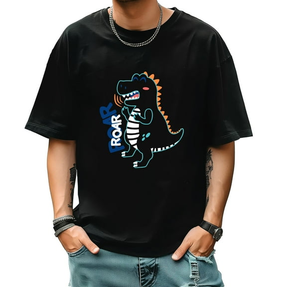 Graphic Tees for Men Summer New Print Casual Tee Fashion Trend Sports Shirt Select