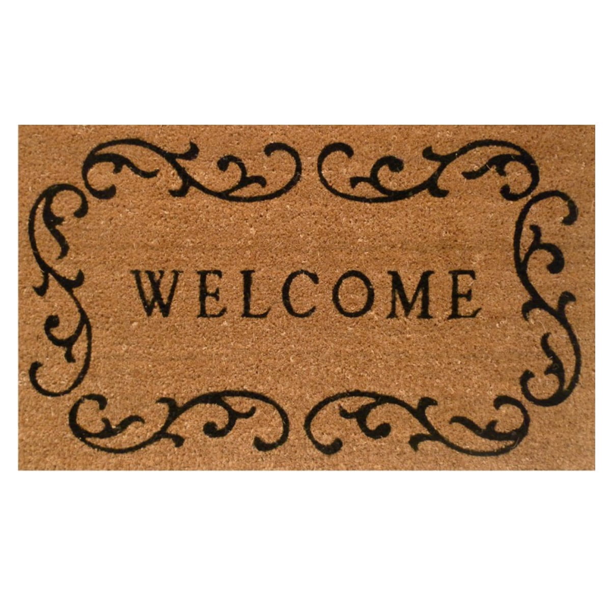 Calloway Mills Welcome Curlicue Outdoor Doormat 17" x 29"