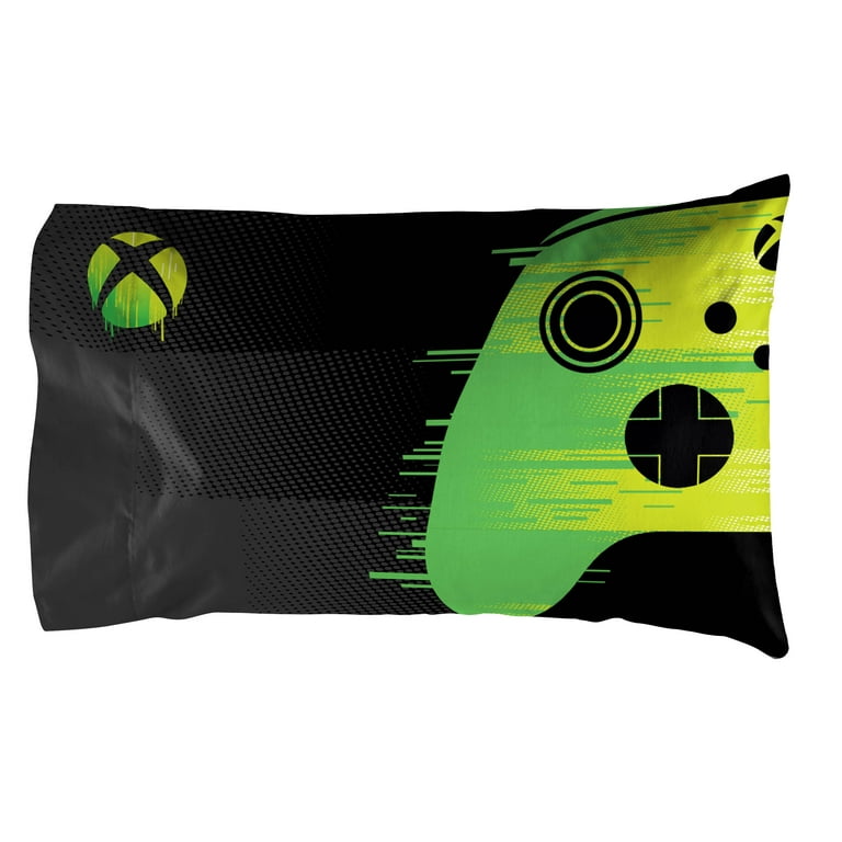 Xbox Kids 2-Piece Twin/Full Reversible Comforter Set, Black