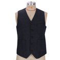 thumbnail image 4 of purcolt Men's Casual Vest with 3 Pockets Wedding Herringbone Slim Fit Waistcoat Jacket Tank Top for Prom Daily, 4 of 7