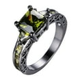 thumbnail image 1 of Fiudx Anillo de Circón, Joya de Aleación de Cobre Antialérgica, Incrustación de Circón de Ocho Colores, Accesorio para Cóctel, Accesorio de Moda para Mujer, Regal Hecho a Mano, Ideal para Ocasiones E, 1 of 1