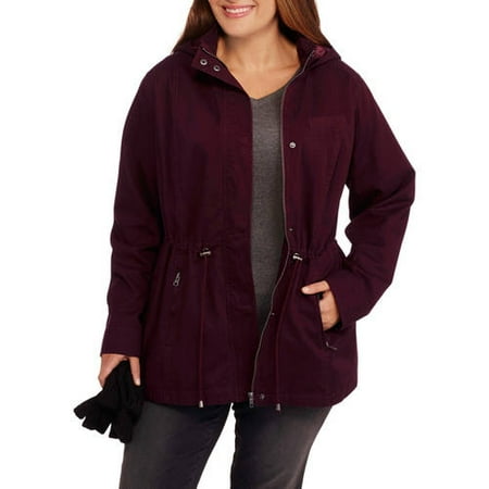 Maxwell Studio Women's Plus-size Hooded