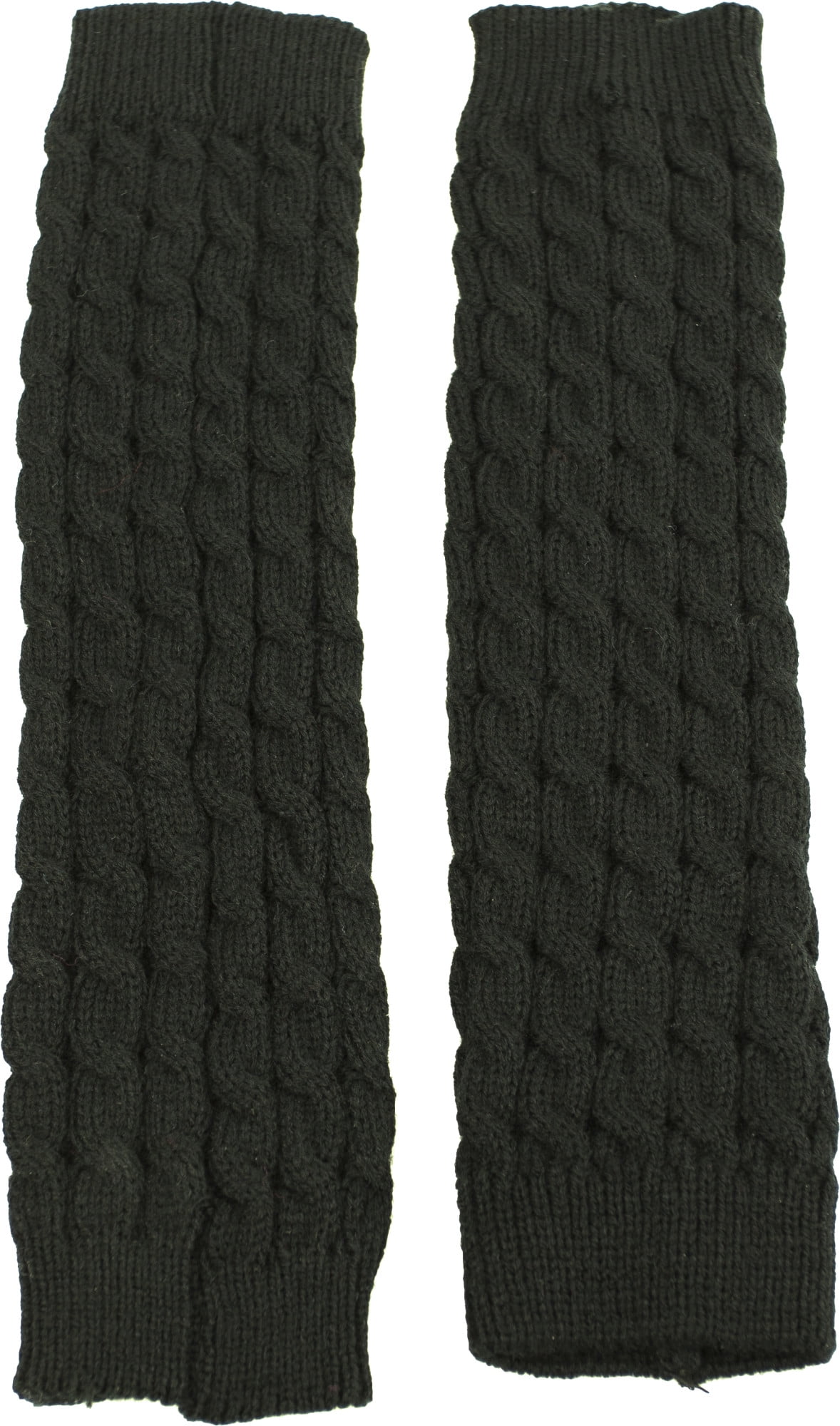 Exotic Identity Leg Warmers Cable Knit Vail Cold Weather Wear for Women