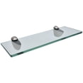 thumbnail image 1 of Glass Rack, Bathroom Glass Shelf Wall-mounted Anti-rust Bathroom Accessory Modern  For Hotel For Home, 1 of 8