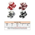 thumbnail image 2 of SIMANLAN Womens Socks Boot Soft Plush Booties Slipper Xmas Christmas Slippers Women Anti-slip Warm Shoes Ladies Fluffy House Shoe Wine Red 8.5-9, 2 of 4