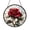 Acrylic 3.5 Inch, variant on Decorative Rose Window Hanging – Stained Glass Style Botanical Decor