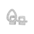 thumbnail image 5 of Unique Bargains 1 Pc Fake Grills Hip Hop Hollowout Rhinestone Heart Teeth Grillz Silver Tone, 5 of 6