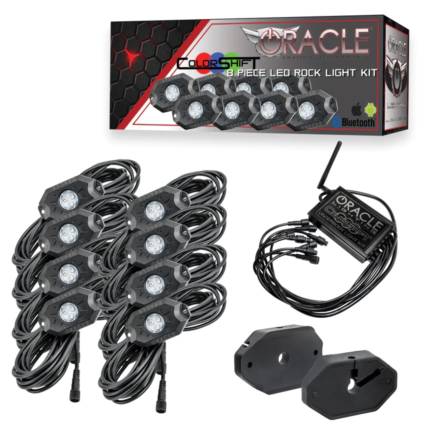 Oracle Light 5797333 Bluetooth Colorshift LED Rock Light Kit