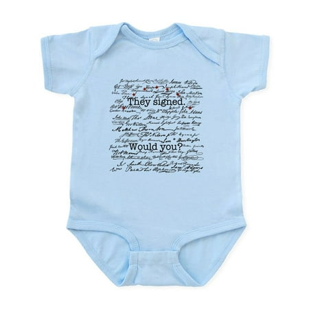 

CafePress - Declaration Of Independence Infant Bodysuit - Baby Light Bodysuit Size Newborn - 24 Months