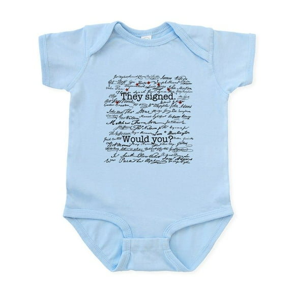 CafePress - Declaration Of Independence Infant Bodysuit - Baby Light Bodysuit, Size Newborn - 24 Months
