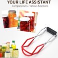 thumbnail image 3 of Coofit 6PCS Canning Essentials Set Assorted Stainless Steel Jar Lifter Canning Tongs, 3 of 10