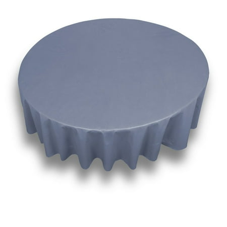 flannel tablecloth vinyl round carnation fashions backing slate polyester walmart