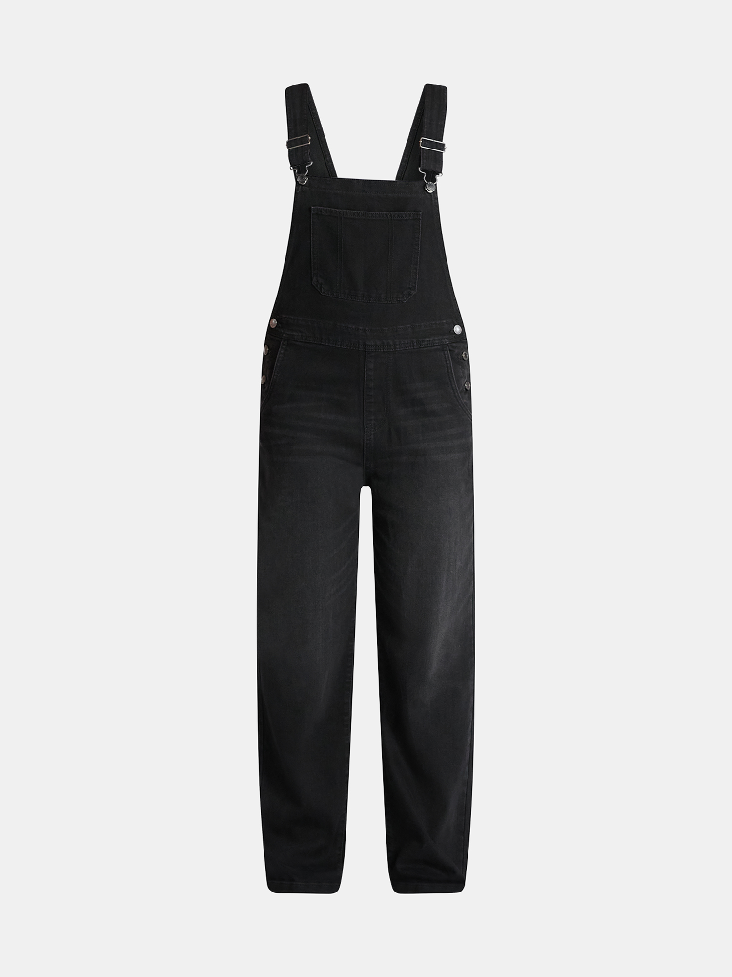 No Boundaries Baggy Denim Overalls, Women's