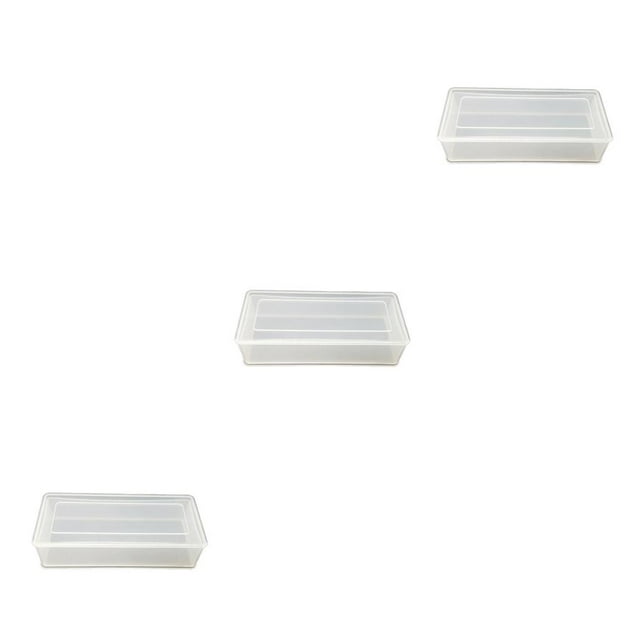 Billuyoard Coin Storage Boxes Rectangular Plastic Specie Holders Collectibles Container Scratch-Resistance Shop Coins Desktop Home Supplies Type1