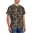 thumbnail image 2 of Qekee Mushroom Garnish Classic Fit T-Shirt Men's Shirt Men's Tight Short Sleeves for Exercise, Running, Mountaineering - Mushroom Garnish, 2 of 9