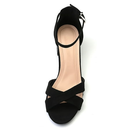 

Cathalem Women s New European And American Style Suede Diamond Inlaid High Heeled Sandals Cute Sandals for Women Sparkly Black 6.5