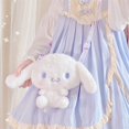 thumbnail image 3 of Bolso de felpa de la serie Sanrio Cinnamoroll para niña, bolso de peluche suave, bolso de hombro cruzado, bolso de toalla de papel, regalo de muñeca, 5 estilos, 3 of 4