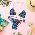 thumbnail image 6 of Graffiti Detachable Sponge Bikini Set with Adjustable Strap, Two-Pack - Ideal for Beach and Pool Parties!, 6 of 6