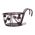 thumbnail image 3 of Panier Suspendu pour Fleurs Pot de Fleurs Aneth Vert Balcon Support pour Succulentes Contenants Étagère pour Support Rampes Support pour Fleurs Étagères, 3 of 8