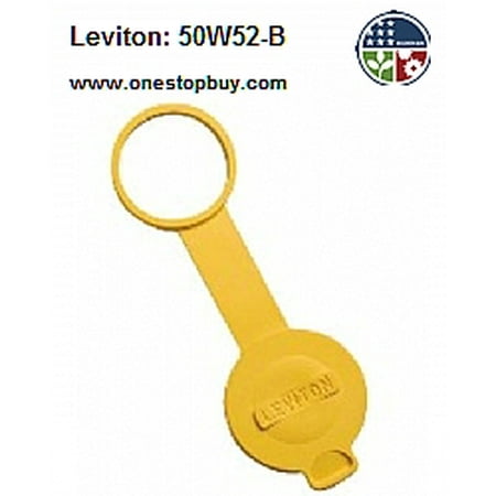 - Leviton 50W52-B 20A Locking Cap for Wetguard Connector - Black
