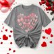 thumbnail image 5 of Blusas de Manga Corta para las Mujeres Divertida Impresión Cuello Redondo Camiseta Vintage, Blusas de Primavera para las Mujeres, 5 of 9