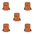 thumbnail image 3 of Transemion Stylish And Waist Packs Premium Leather Bag For Men Soft To Touch yellowish-brown 5Set, 3 of 6