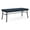 Adler Midnight Blue, variant on Mystic Reception Waiting Room 18.5" 2-Seat Bench / Black Steel / Navy Blue