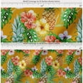 thumbnail image 2 of Soimoi Cotton Voile Fabric Floral,Monstera Leaves & Pine Fruits Decor Fabric Printed Yard 42 Inch Wide, 2 of 7