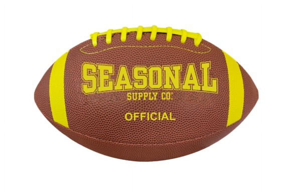 Seasonal Supply Co. Leather-Look Vinyl Youth Football Assorted Colors