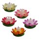 thumbnail image 3 of 5pcs 11.5cm LED Floating Lotus Lantern Wishing Water Lily Artificial Candle Flower Lanterns Pool Decor for Festival Party (White+Purple+Orange+Pink+Re, 3 of 3