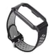 thumbnail image 1 of Correa de reloj de silicona de 20mm, suave, transpirable, elegante, cómoda y ligera para reloj inteligente OPPO FREE, color negro, gris y carcasa negra, 1 of 5