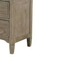 thumbnail image 4 of 2 Drawer Wooden Nightstand with Round Knobs Gray, 4 of 5