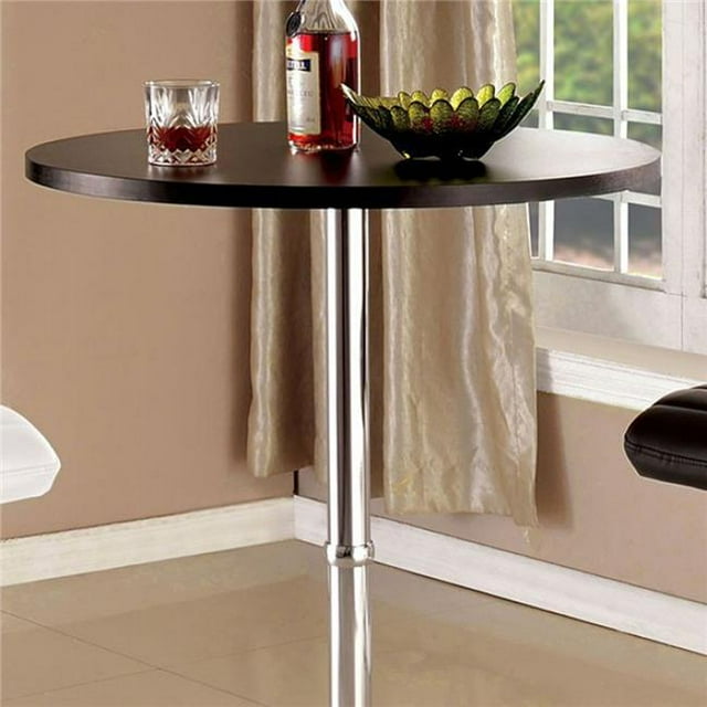 Benzara BM123860 Nessa Contemporary Bar Table, Brown