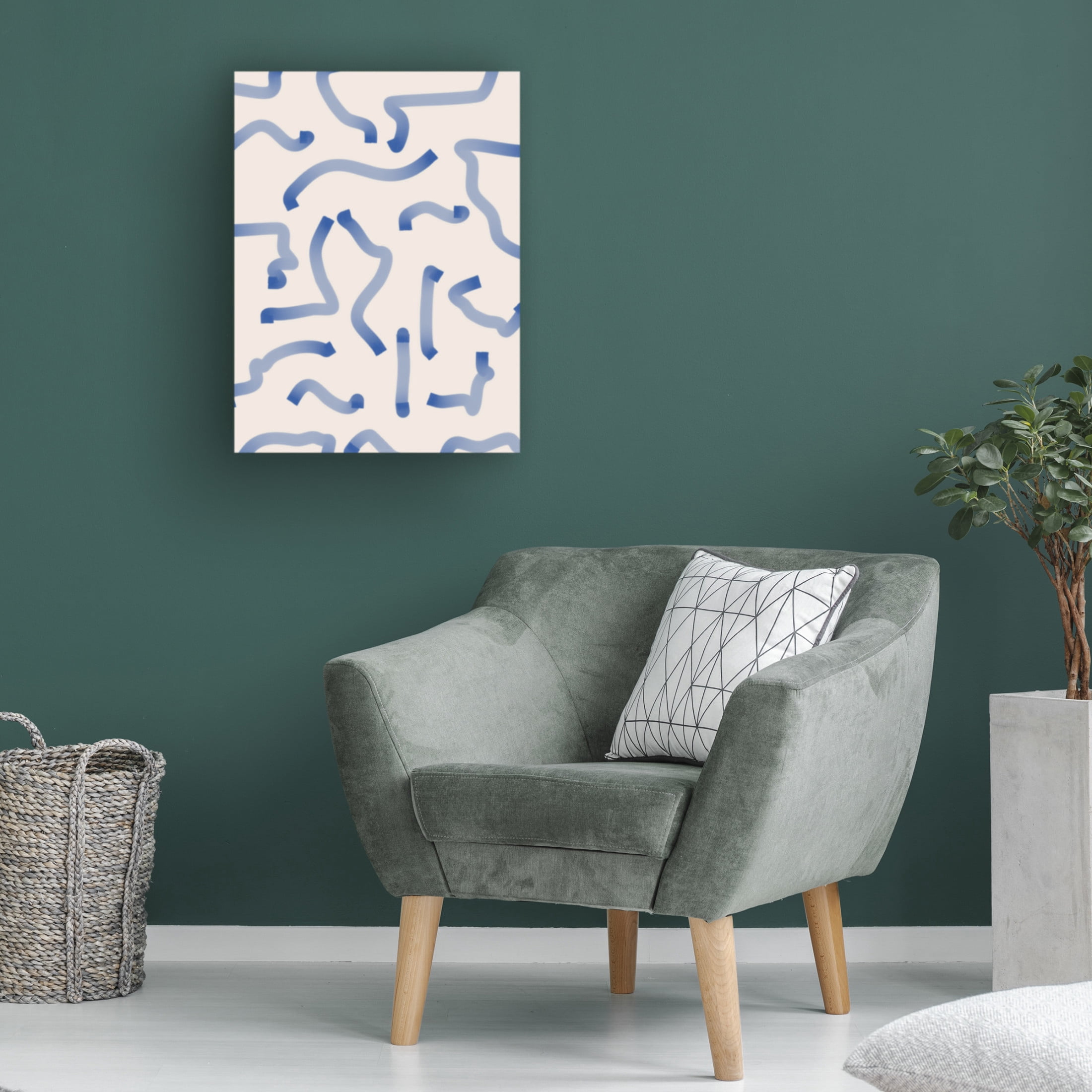 Trademark Fine Art Elena Ristova  Indigo2 Canvas Wall Art