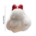 thumbnail image 3 of Soft Fluffy Rabbit Keychain,Cute Plush Bunny Key Rings,Plush Bunny Key Rings,Faux Fur Keyring,Pompom Keychain Decoration, 3 of 6