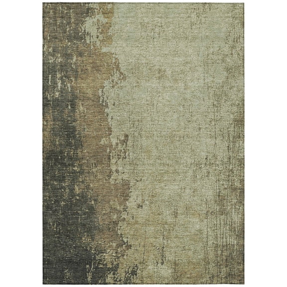 Dalyn Rugs Machine Washable Indoor/Outdoor Chantille Olive 2'6" x 3'10" Rug