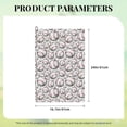 thumbnail image 4 of Easygdp Cute Baseball Golf Towel 24x16in for Men and Women with Carabiner Clip for Easy Attachment, 4 of 8