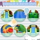 thumbnail image 5 of Costway Casa Inflable con Toboganes Pared para Escalar y Trampolín Castillo Inflable para Niños de 3-10 años Sin Soplador 388 x 343 x 228,5 cm, 5 of 9