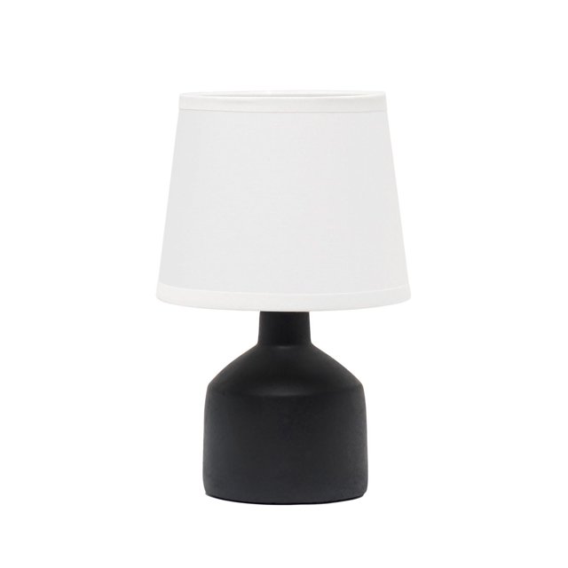 Simple Designs Mini Bocksbeutel Lampe de table en céramique