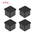 thumbnail image 3 of Uxcell Furniture Caps, 0.98'' x 0.98’;' Square Shaped Table Chair Legs Covers Rubber 4Pcs, 3 of 6