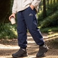 thumbnail image 3 of Kids Heavyweight Lined Snow Pants Windproof Water Resistant Soft Fabric Boys Girls Ages 2-13 Winter Outdoor Ski Travel Wear, 3 of 8