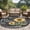 Gray, variant on Round Area Rugs Collection 3 Ft, You Are My Sunshine Non-Slip Residential Carpet, Yellow Sunflowers Cute Bees Heart Black Indoor Crawling Mats Doormat Runner Rugs Play Mat for Bedroom