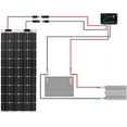 thumbnail image 4 of Renogy 20FT 12AWG Solar Panel Female and Male Connectors, Extension Cables-Pair, 1 Pair 20' 12 Gauge Red and Black Extension Cables-Pair 20FT 12AWG, 4 of 6
