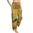 thumbnail image 3 of Kdxio Women's Comfy Stretch Coffee VintagePrint Drawstring Pajama Pants-X-Large, 3 of 9