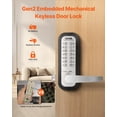 thumbnail image 2 of VEVOR Mechanical Keyless Entry Door Lock 14 Key Mechanical Door Lock for Outdoor Fence, 2 of 9