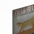 thumbnail image 2 of Luxe Metal Art 'Golden Dog Canoe Co Right Facing' by Ryan Fowler, Metal Wall Art, 12"x12", 2 of 8